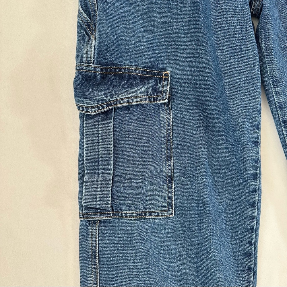 Wax Jeans Wide Leg Cargo Jeans Y2K Street Style Retro Inspired Womens Size L - Picture 13 of 13